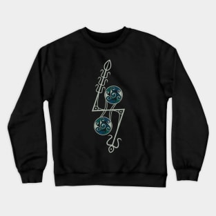 Pictish Double Disc Z Rod with Taranis Crewneck Sweatshirt